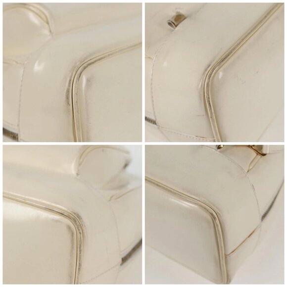 GUCCI Body Bag Enamel White Gold 003 2113 0027 Auth bs28429 - Picture 15 of 16